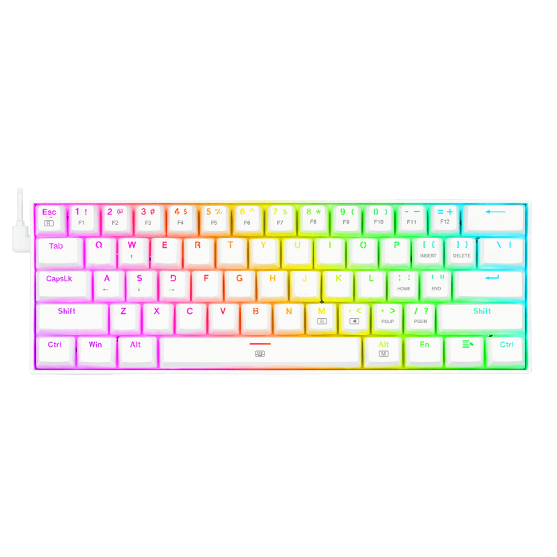Teclado Redragon Dragonborn K630W White Teclado Redragon Dragonborn K630W White